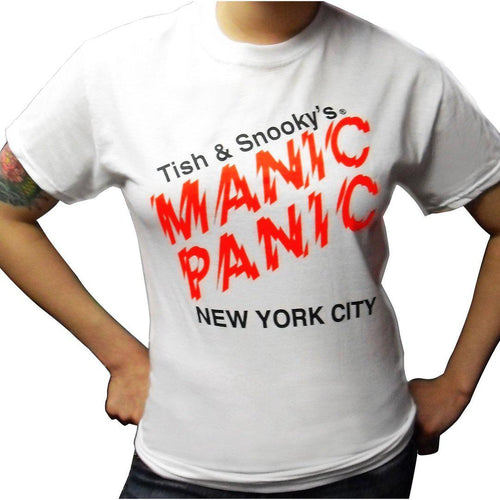 White unisex tee w/Manic Panic® logo - Tish & Snooky's Manic Panic