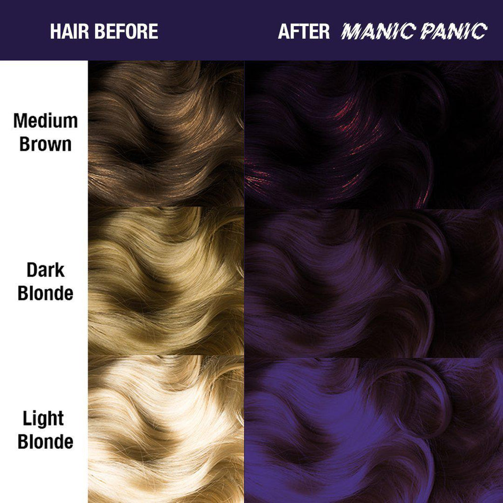 Manic Panic Purple Haze on Dark Hair: Bold Color Transformation with Hazy Depth