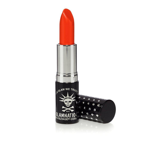 Glamnation Cosmetics Tomata du Plenty™  Lethal® Lipstick, bright red-orange, red-orange, red orange,  reddish orange, lipstick 
