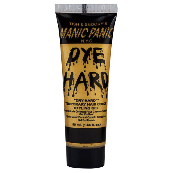 Glam Gold™ DYE HARD®, metallic, metallic gold, gold, glitter, glitter gold, glittery gold, shimmer gold, shimmery gold, sparkly gold, temporary color, temporary gel, wash in wash out
